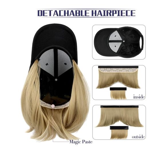 Ash Blonde with Highlights Wig - Picture 2 of 4